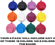 Can Cover - Best Can Cover for Standard Size Soda/Beer/Energy Drink Cans - Made in the USA - BPA-PCB Free - 4 Pack (Asst Colors)