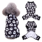 Dog Clothes for Pet Cat Dog Jumpsuits Halloween Clothes for Dogs Coat Jackets Skeleton 4 Legged Pajamas Pet Clothing Chihuahua