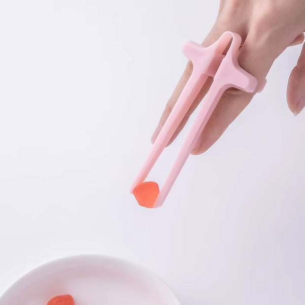 Multifunction Finger Chopsticks Potato Chip Snacks Clips Finger Tongs without Dirty Hands Kitchen Tool Lazy Artifact Practical