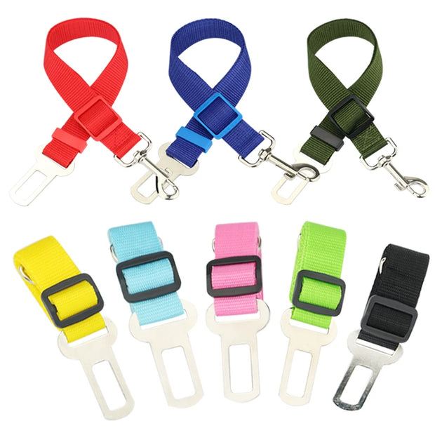 Adjustable Pet Car Seat Belt – Safe Vehicle Restraint