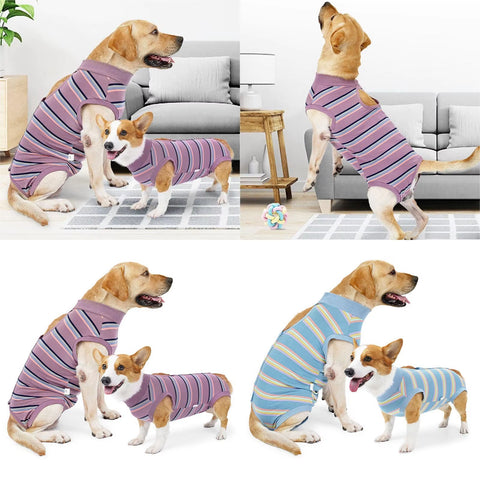 Pet Clothes Postoperative Clothes Winter Fleece Pet Cotton Coat Thickened Warm and Soft Winter Pet Clothes for Small Dogs Male